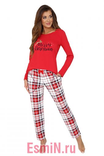  -  Merry pyjamas Red Donna Donna     