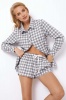 Фото - Фланелевая пижама с шортами Stacy Aruelle Aruelle купить в Киеве и Украине