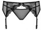 Фото - Черный пояс для чулок и стринги CHARMS garter belt Obsessive Obsessive купить в Киеве и Украине