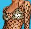 Фото - Эротическое платье из крупной сетки D606 Dress Obsessive Obsessive купить в Киеве и Украине